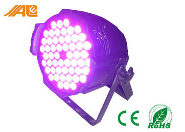ارتفاع التجويف 54PCS 3W LED الاسمية يمكن أضواء الاسمية 64 إنارة متعدد الألوان DJ ضوء المرحلة 162W DMX 512 مراقبة CE &amp; بنفايات المصباح