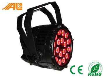 كبار 1IP65 18 × 15W RGBWA الأشعة فوق البنفسجية 6in1 ماء بقيادة ضوء الاسمية للفي الأماكن المغلقة / في الهواء الطلق المرحلة LED الاسمية يمكن أضواء