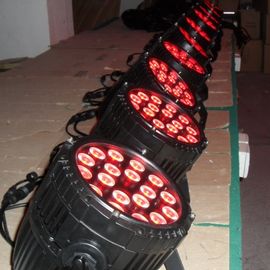 توفير الطاقة في الهواء الطلق الصمام الخفيفة الاسمية 18 × 10W RGBWA المهنية إضاءة المسرح