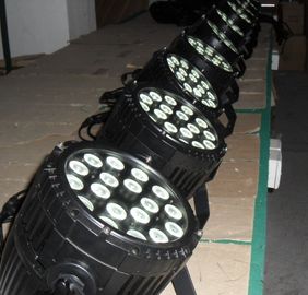 توفير الطاقة في الهواء الطلق الصمام الخفيفة الاسمية 18 × 10W RGBWA المهنية إضاءة المسرح