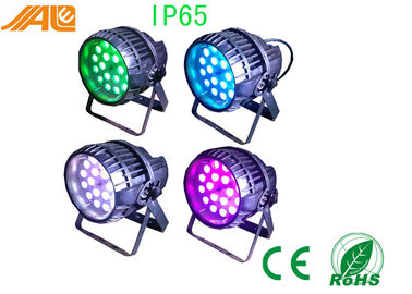 ملون 18 × 10W RGBW 4 في 1 في الهواء الطلق LED الاسمية مصباح مع التكبير أحمر أخضر أزرق أبيض إضاءة
