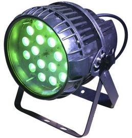 ملون 18 × 10W RGBW 4 في 1 في الهواء الطلق LED الاسمية مصباح مع التكبير أحمر أخضر أزرق أبيض إضاءة