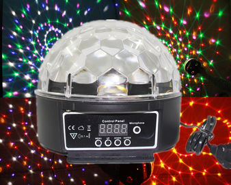 20W DMX بقيادة البلورة السحرية الكرة الخفيفة RGB تأثير ديسكو ضوء المرحلة AC 110V - 250V