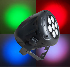 عالية الجودة الصمام الاسمية هل يمكن الأنوار 7 × 9W علب البسيطة الاسمية RGB المرحلة إضاءة السوبر مشرق لحفلة العيد