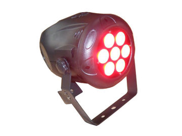عالية الجودة الصمام الاسمية هل يمكن الأنوار 7 × 9W علب البسيطة الاسمية RGB المرحلة إضاءة السوبر مشرق لحفلة العيد