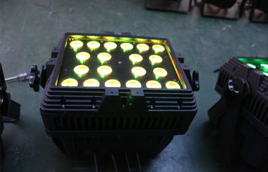 12 × 15W RGB 3 في 1 أدى الجدار غسل ضوء المرحلة في الهواء الطلق معدات الإضاءة للديسكو / دي جي