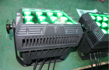 12 × 15W RGB 3 في 1 أدى الجدار غسل ضوء المرحلة في الهواء الطلق معدات الإضاءة للديسكو / دي جي