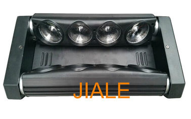 DMX512 RGBW 4IN1 8 عيون العنكبوت شعاع الصمام نقل رئيس الخفيفة / الدوارة ضوء المرحلة
