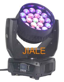 19 × 12W RGBW بقيادة تكبير DJ بقيادة ضوء المرحلة / نقل رئيس ضوء غسيل