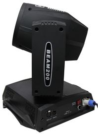 في الأماكن المغلقة الزفاف ديسكو DMX نقل أضواء رئيس 200W 5R IP20 مع التكبير