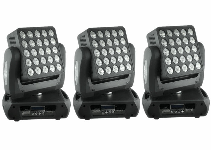 أعلى 1 شقة 25 × 12W العليا التجويف كري الأمريكي، RGBW اللون خلط أضواء LED رئيس نقل رئيس الخفيفة / ساحة DJ نقل