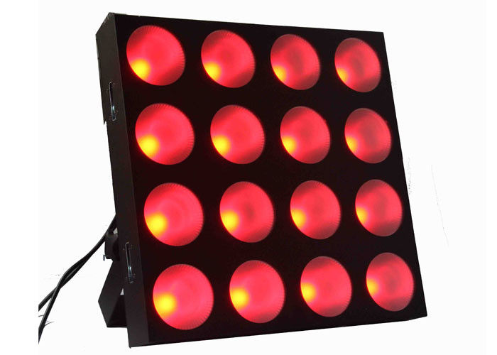 بقيادة بليندر مصفوفة المرحلة ديسكو دي جي معدات الإضاءة، DMX بقيادة أضواء المسرح 4 X 4 30W RGB 3 في 1