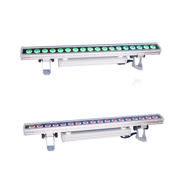 18PCS 15W أدى الجدار غسالة الضوء 9 الفصل IP65 DMX512 للإضاءة خارجية ديكور