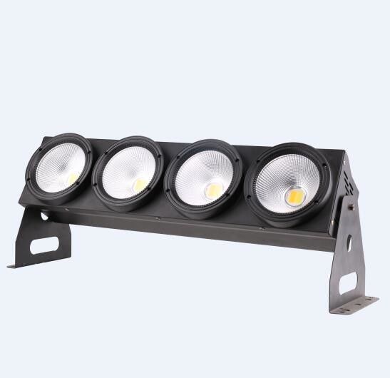 400W 4 عيون كوب بقيادة DMX بليندر اللون الأبيض بقعة ضوء لDJ المرحلة إضاءة
