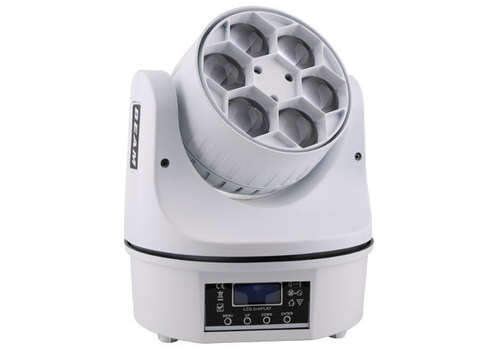 6 X15w RGBW النحل نقل رئيس بقيادة ديسكو ضوء عالية السطوع 110 - 240V الصوت Actived