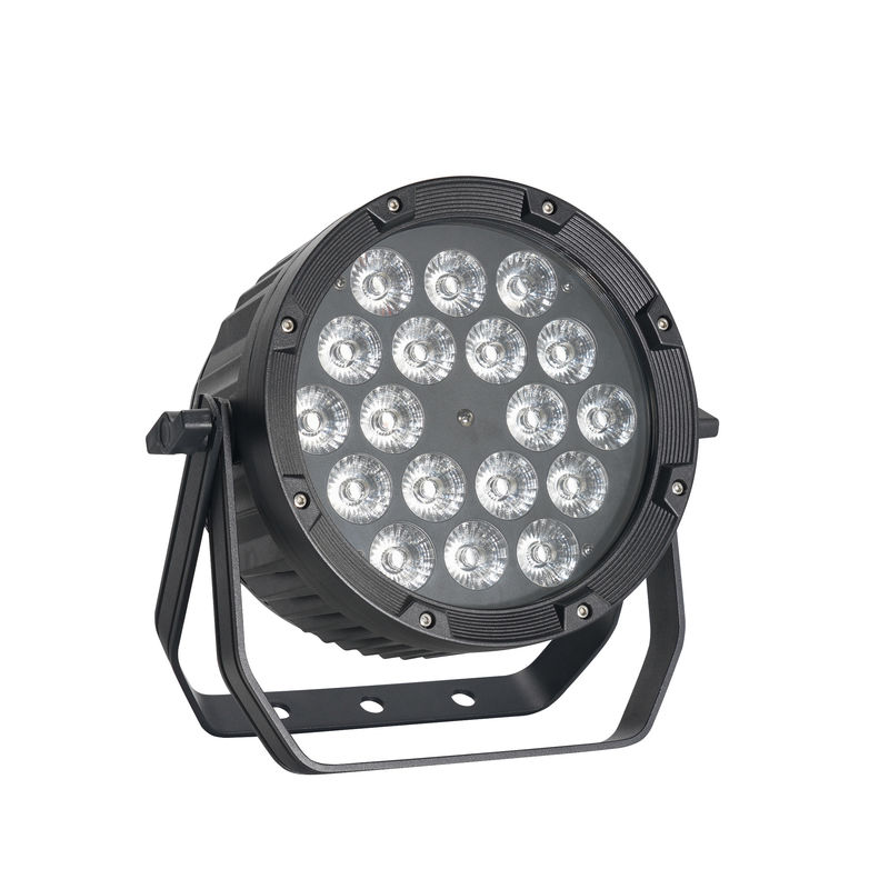 18pcs 12W IP65 مضاد للماء في الخارج LED Par للأحداث RGBWA UV 6in1
