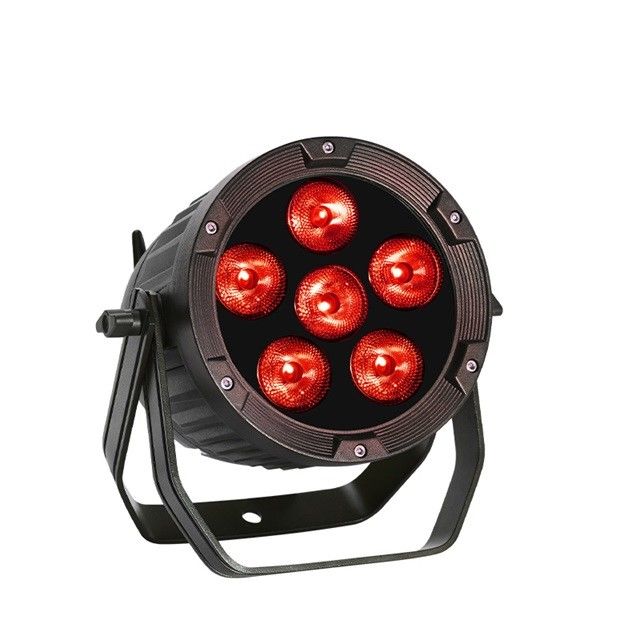 6 قطعة LED Par بطارية ضوء شاشة LCD بطارية مقاومة للماء IRC Par ضوء التحكم عن بعد