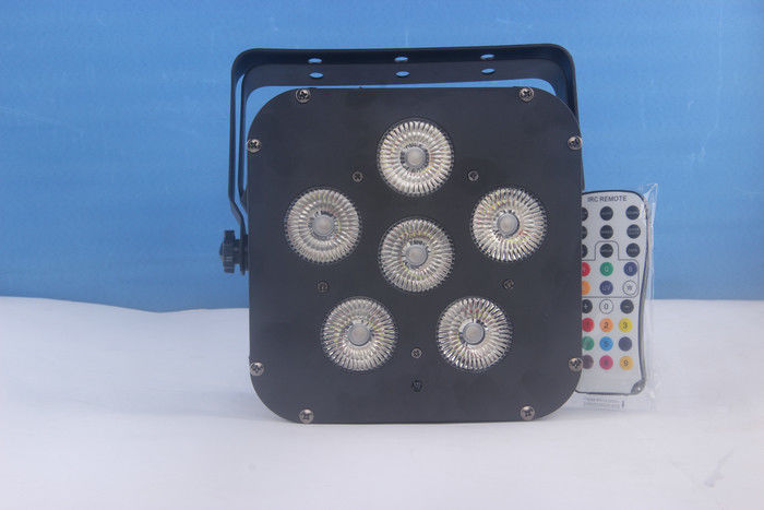 بطارية تعمل بالطاقة LED يمكن أن أضواء المرحلة ، ديسكو DJ الدافئة الأبيض LED الاسمية يمكن