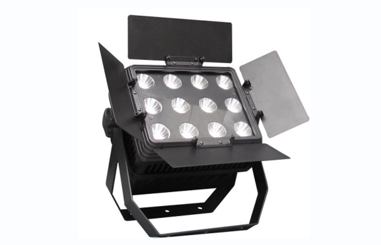 12 × 15W RGB 3 في 1 أدى الجدار غسل ضوء المرحلة في الهواء الطلق معدات الإضاءة للديسكو / دي جي