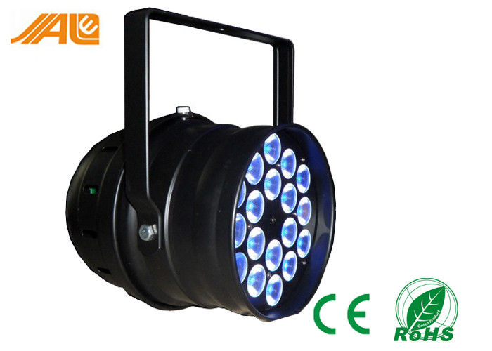 داخليّ يستطيع 18 x 3w/9w rgb 3in1 led تكافؤ ضوء يقود تكافؤ 64 DMX مرحلة مصباح لديسكو