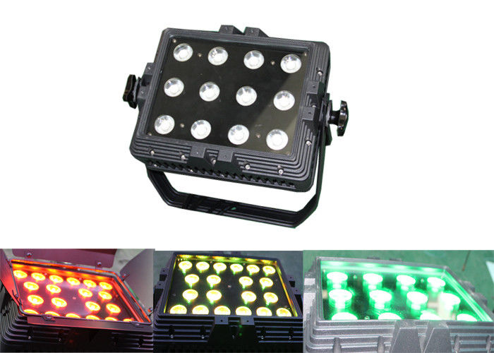 IP65 للماء 12 * 3W RGB LED في الهواء الطلق الجدار غسالة DMX512 ديسكو دي جي إضاءة المسرح