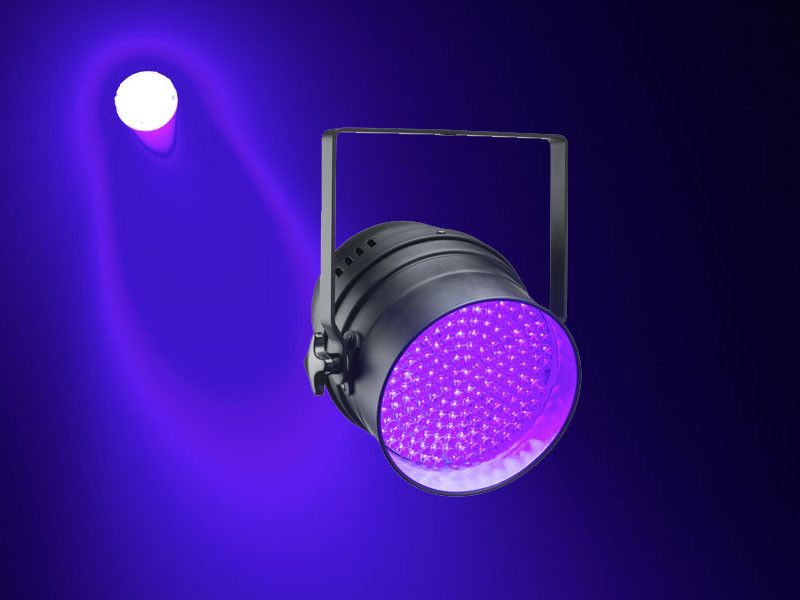 PAR LED يمكن أن أضواء 181pcs الأشعة فوق البنفسجية اللون الإضاءة DMX PAR64 ملهى ليلي أضواء LED AC 120V / 240V 20W م &amp; بنفايات مصباح