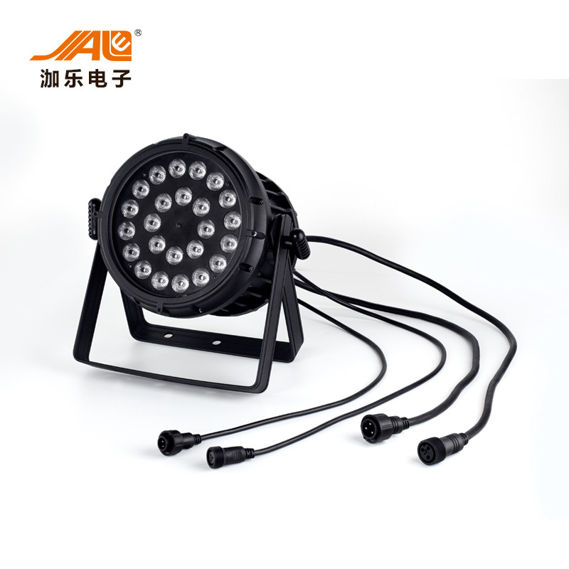 كفاءة الطاقة 250W في الهواء الطلق LED الاسمية / 24PCS RGBWA + الأشعة فوق البنفسجية للماء الاسمية الخفيفة