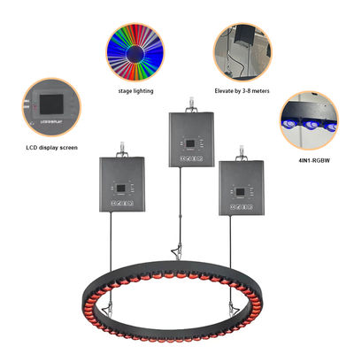 3m DMX الرافعة LED الكرة الحركية مثلث أنبوب رفع كرة opan